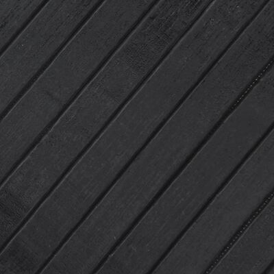 vidaXL Tepih pravokutni sivi 100 x 300 cm od bambusa