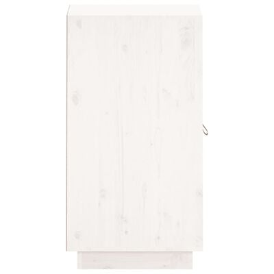 vidaXL Komoda bijela 34 x 40 x 75 cm od masivne borovine