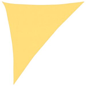 vidaXL Jedro za za&scaron;titu od sunca 160 g/m&sup2; bež 3 x 4 x 5 m HDPE