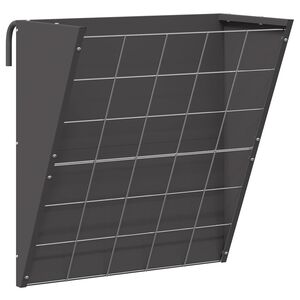 vidaXL Viseća hranilica za sijeno Crna 61 x 33 x 66 cm 5 kg