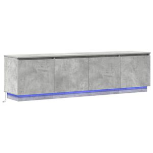 vidaXL TV ormar 180 x 38 x 49 cm Betonski sivi Konstruirano drvo