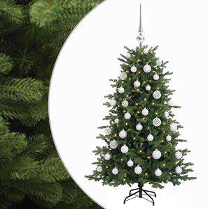 vidaXL Umjetno božićno drvce s kuglicom 120 cm 150 LED lampica