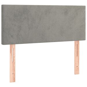 vidaXL Uzglavlje svjetlosivo 90x5x78/88 cm bar&scaron;unasto