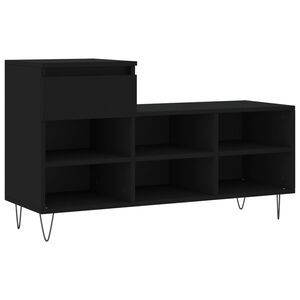 vidaXL Ormarić za cipele crni 102 x 36 x 60 cm od konstruiranog drva