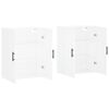 vidaXL Zidni ormarići 2 kom bijeli 69,5 x 34 x 90 cm