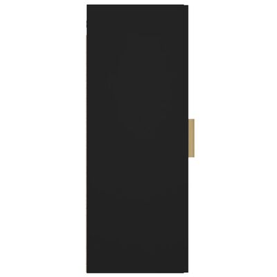vidaXL Viseći zidni ormarić crni 34,5 x 34 x 90 cm