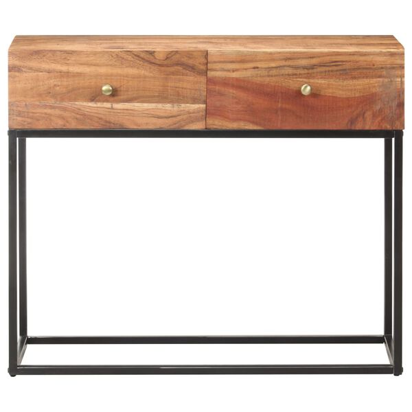 vidaXL Konzolni stol 90 x 35 x 75 cm od grubog bagremovog drva