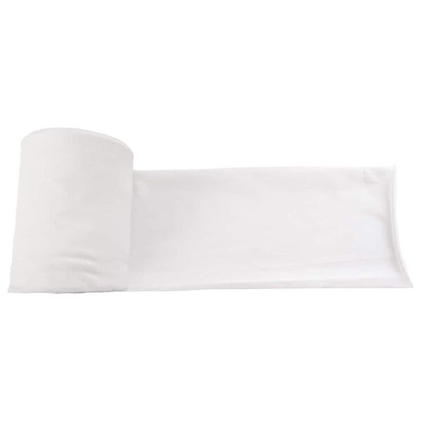 vidaXL Odvodna cijev Bijelo 16 x 5000 cm tkanina