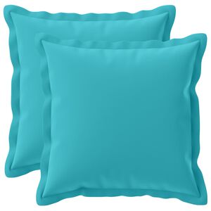 vidaXL Presvlaka za jastuk 2 kom. HOUTEN Tirkizna 30 x 30 cm Poliester