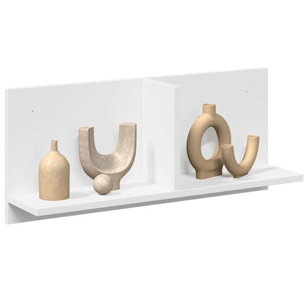 vidaXL Zidni ormarić bijeli 70x16,5x30 cm od konstruiranog drva