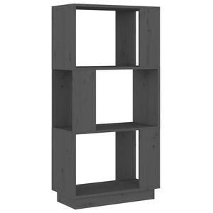 vidaXL Ormarić za knjige / pregrada sivi 51x25x101 cm od borovine