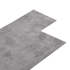 vidaXL Podne daske 36 pcs Cement smeđi 5,02 m&sup2; PVC