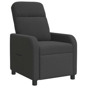 vidaXL Fotelja s nagibom Tamnosiva Boucl&eacute;