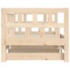 vidaXL Dnevni krevet na razvlačenje bijeli 80x200 cm masivna borovina