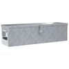 vidaXL Aluminijska kutija 80,5 x 22 x 22 cm srebrna