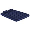 90750 Bestway Inflatable Flocked Airbed with Pillow and Air Pump 203 x 152 x 22 cm 67374