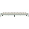 vidaXL Okvir kreveta bez madraca svijetlo sivi 140x220 cm bar&scaron;un