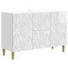 vidaXL Kreveta Bijela visokog sjaja 89 x 34,5 x 60 cm