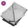 vidaXL Cerada 180 g/m&sup2; 8 x 12 m siva HDPE