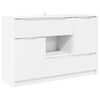 vidaXL Kreveta Bijelo 100 x 30 x 65,6 Konstruirano drvo