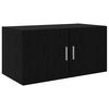 vidaXL Ormar za Zid Crni hrast 80 x 42.5 x 40 cm Konstruirano drvo