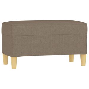vidaXL Klupa smeđesiva 70 x 35 x 41 cm od tkanine