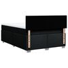 vidaXL Krevet s oprugama i madracem crni 140x200 cm od tkanine