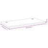 vidaXL Ploča za radni stol 110 x 55 x 2,5 cm od bambusa