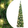 vidaXL Umjetno božićno drvce 50 LED žarulja zeleno 120 cm