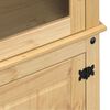 vidaXL Vitrina sa staklom Corona 103,5 x 42 x 180 cm masivna borovina