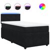vidaXL Box spring krevet s madracem crni 90x190 cm bar&scaron;unasti