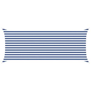 vidaXL Jedro za sunce Plava i bijela 5 x 2 m 100% poliester Oxford