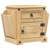 vidaXL Noćni ormarić Corona 45 x 35 x 47,5 cm od masivne borovine