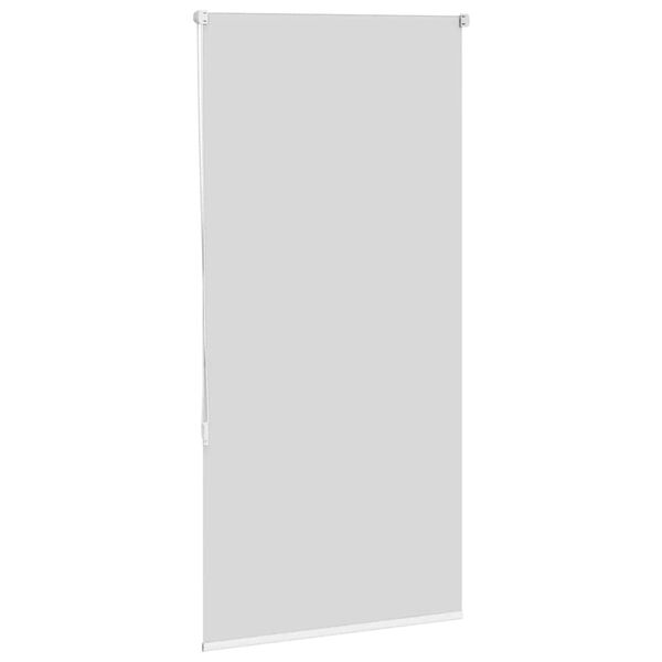 vidaXL Rolo zavjesa Blackout bijela 75x130 cm Širina tkanine 70,7 cm