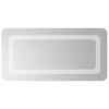 vidaXL LED kupaonsko ogledalo s ogledalom *Transparent*an 60 x 30 cm