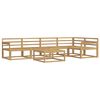vidaXL Set vanjskih sofa 6 pcs Bijela 79 x 79 x 37 cm