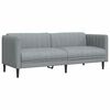 vidaXL 2-dijelni set sofa svjetlosivi od tkanine