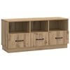 vidaXL TV ormar 102 x 34,5 x 47 cm Hrast artisan Konstruirano drvo