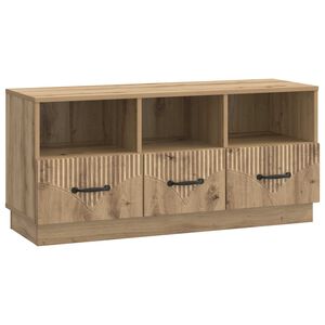vidaXL TV ormar 102 x 34,5 x 47 cm Hrast artisan Konstruirano drvo
