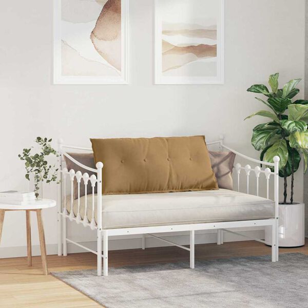 vidaXL Jastuk za leđa Smeđa 100 x 50 cm Kordura tekstil