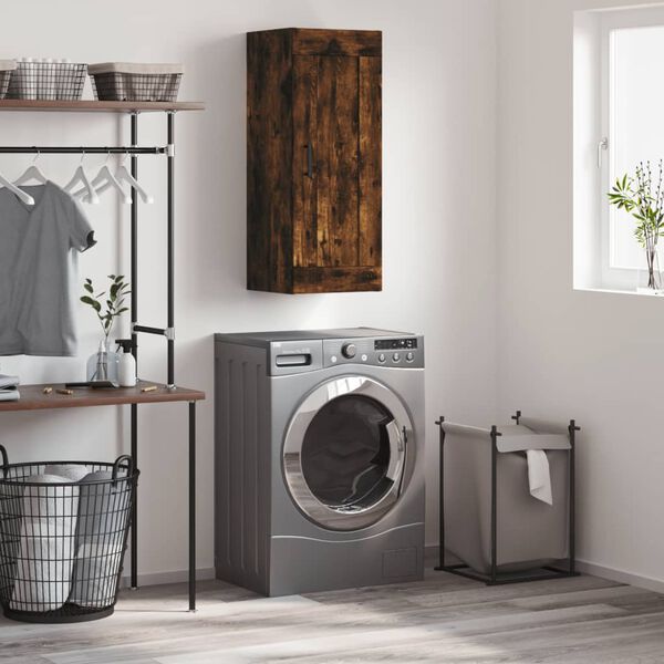 vidaXL Zidni ormarić boja hrasta 34,5 x 34 x 90 cm konstruirano drvo