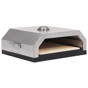 vidaXL Pećnica za pizzu s keramičkim kamenom na plin ili drveni ugljen