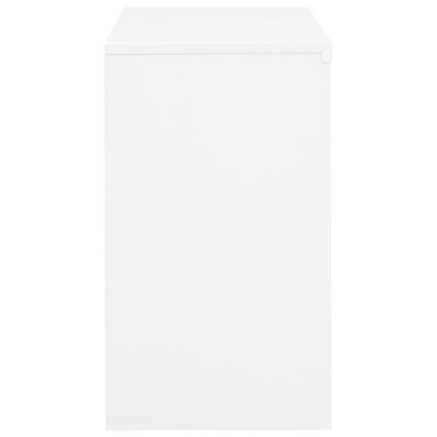 vidaXL Uredski ormarić bijeli 90 x 40 x 70 cm čelični