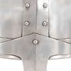vidaXL Replika srednjovjekovne viteške kacige za LARP srebrna čelična