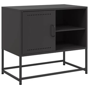 vidaXL TV ormarić crni 68x39x60,5 cm čelični