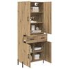 vidaXL Highboard Umjetnički hrast 69,5 x 34 x 180 cm Konstruirano drvo
