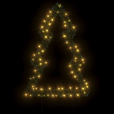 vidaXL Ukrasno božićno drvce sa šiljcima 80 LED 60 cm