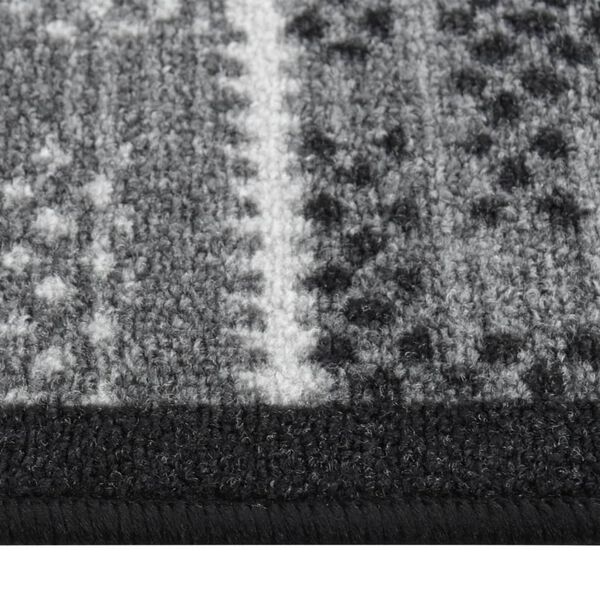 vidaXL Dugi tepih crni 80 x 250 cm