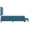 vidaXL Krevet s opruga kutije Tamno plava 120 x 200 cm Bar&scaron;un