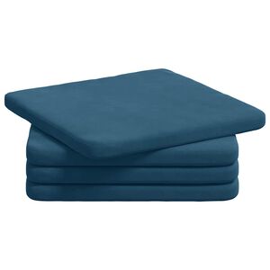 vidaXL Jastučići za sjedenje 4 kom. Bar&scaron;un Plava 40 x 40 x 3 cm